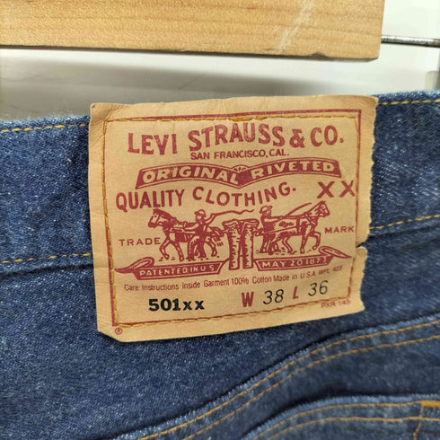 リーバイス Levis 93年製 USA製 501XX ボタン裏653 メンズ  W38/L36
